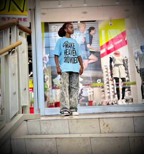 Make Heaven Crowded Tee- [pink,blue,apricot]